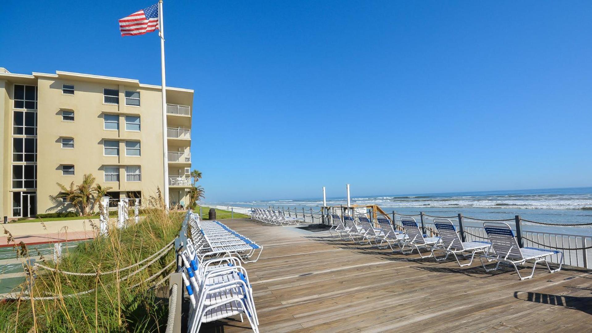 Top Floor Ocean And Pool Views Located On No-Drive Beach With 2 Complex Pools New Smyrna Beach Exteriér fotografie