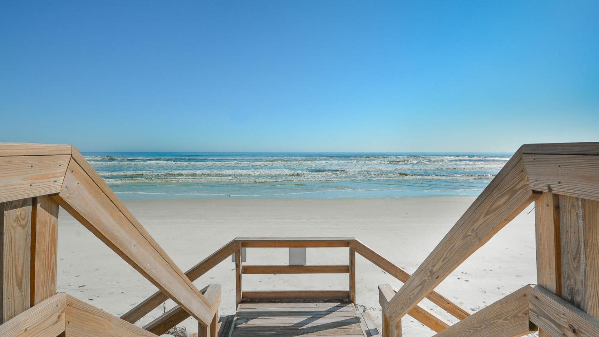 Top Floor Ocean And Pool Views Located On No-Drive Beach With 2 Complex Pools New Smyrna Beach Exteriér fotografie