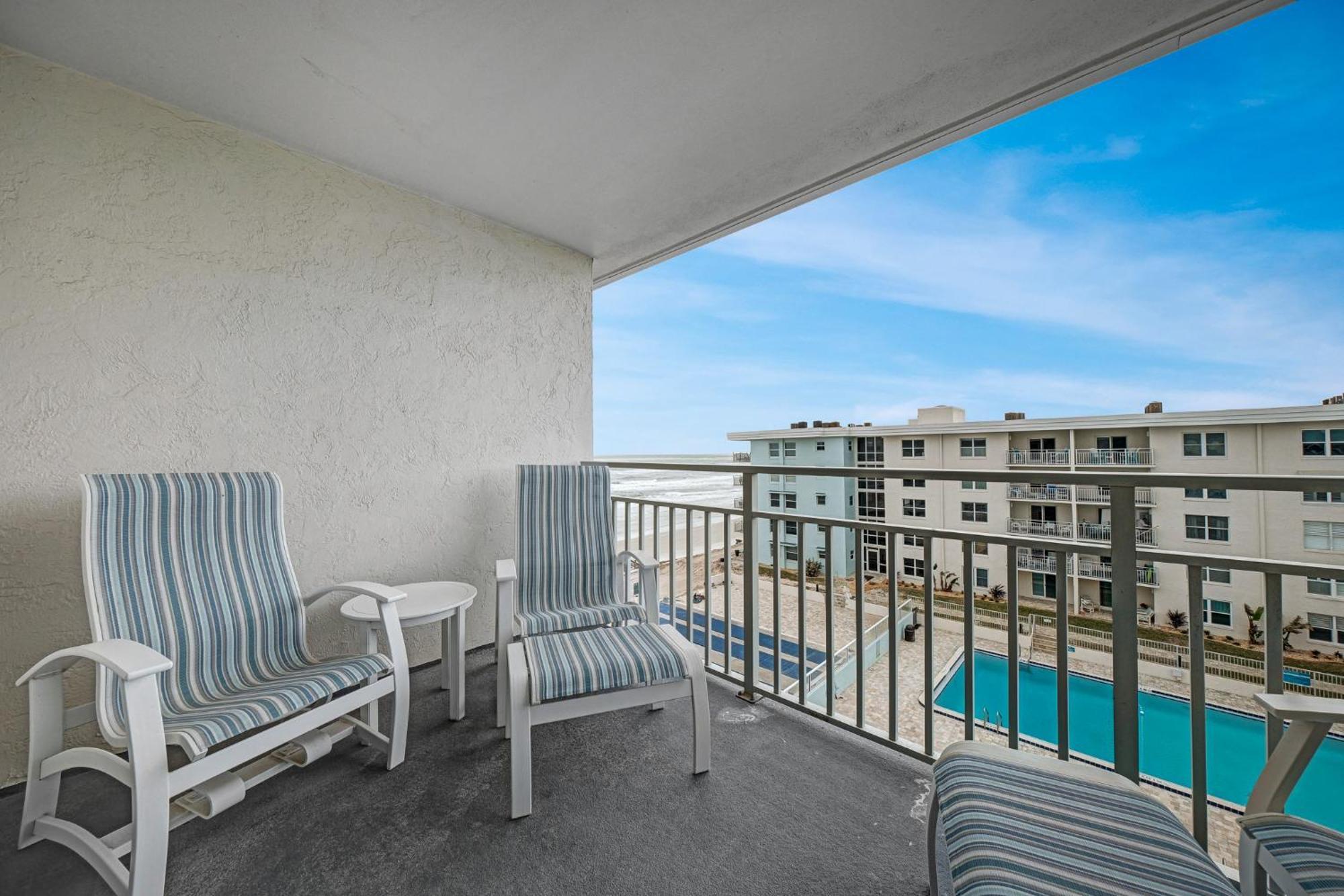 Top Floor Ocean And Pool Views Located On No-Drive Beach With 2 Complex Pools New Smyrna Beach Exteriér fotografie